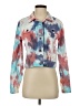 M.N.I Los Angeles 100% Cotton Print Blue Jacket Size S - photo 1