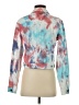 M.N.I Los Angeles 100% Cotton Print Blue Jacket Size S - photo 2