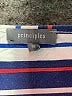 Principles Stripes Blue Short Sleeve T-Shirt Size 18 - photo 7
