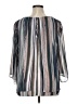 Jennifer Lopez 100% Polyester Silver 3/4 Sleeve Blouse Size XL - photo 2