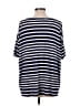 CAbi Stripes Blue 3/4 Sleeve T-Shirt Size M - photo 2