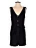 Unbranded Solid Black Romper Size S - photo 2