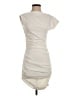 Zara Solid Ivory Cocktail Dress Size S - photo 1