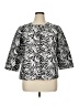 Chico's Silver 3/4 Sleeve Blouse Size XL (3) - photo 1