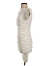 Zara Solid Ivory Cocktail Dress Size S - photo 5