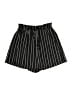 Shein Stripes Black Shorts Size XS - photo 1