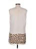 CAbi 100% Polyester Silver Tan Sleeveless Blouse Size M - photo 2