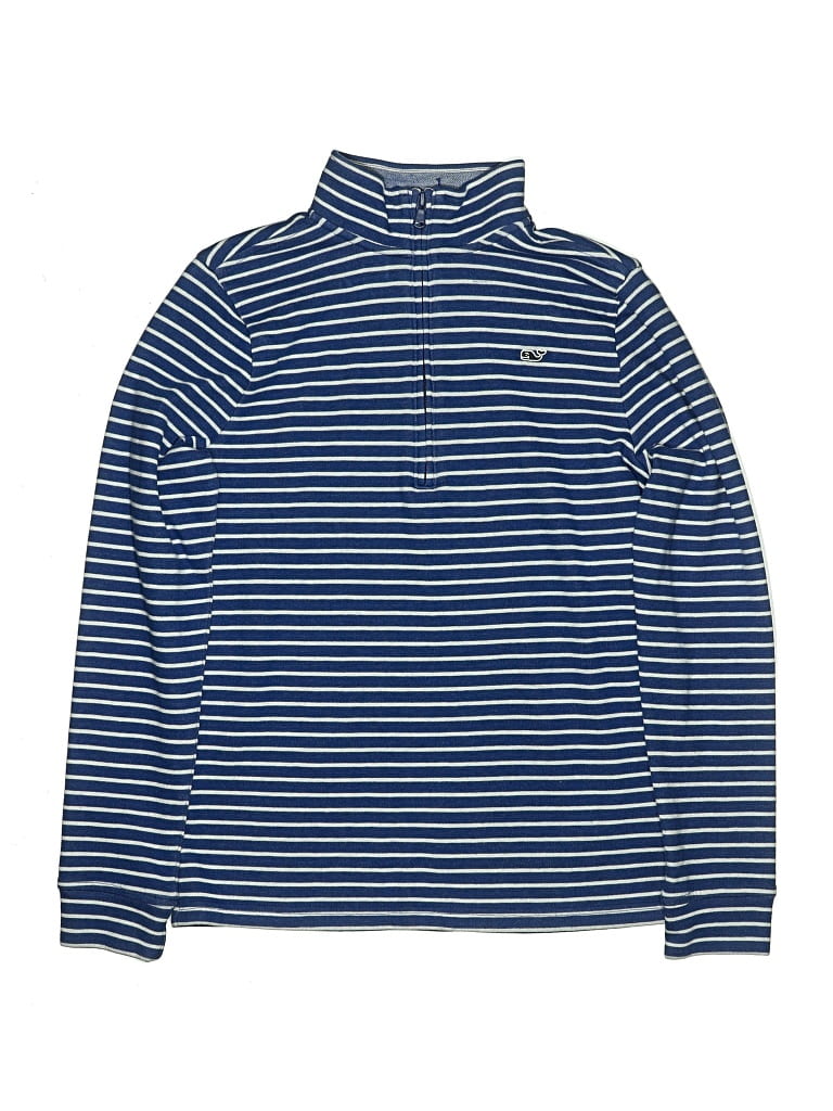 Pre-owned Vineyard Vines Kids' Turtleneck Sweater In Blue