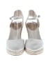 J.Crew Silver Wedges Size 6 1/2 - photo 2