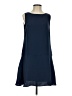 Adrienne Vittadini 100% Polyester Solid Blue Casual Dress Size S - photo 1