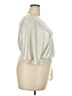 Daytrip Metallic Silver 3/4 Sleeve Top Size XXL - photo 4