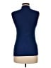 CO 100% Silk Solid Blue Cardigan Size M - photo 2