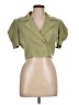Assorted Brands Green Short Sleeve Blouse Size L - photo 1