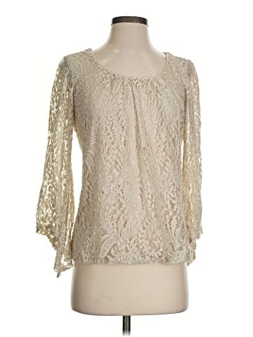 Sara Michelle 3/4 Sleeve Blouse (view 1)
