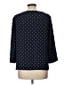 Lila Rose 100% Polyester Blue 3/4 Sleeve Blouse Size L - photo 2