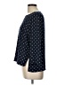 Lila Rose 100% Polyester Blue 3/4 Sleeve Blouse Size L - photo 5