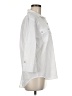 N Touch White 3/4 Sleeve Button-Down Shirt Size M - photo 4