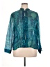 Chico's 100% Silk Teal 3/4 Sleeve Silk Top Size XL - photo 1