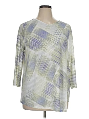 Easywear by Chico's 3/4 Sleeve Blouse (view 1)