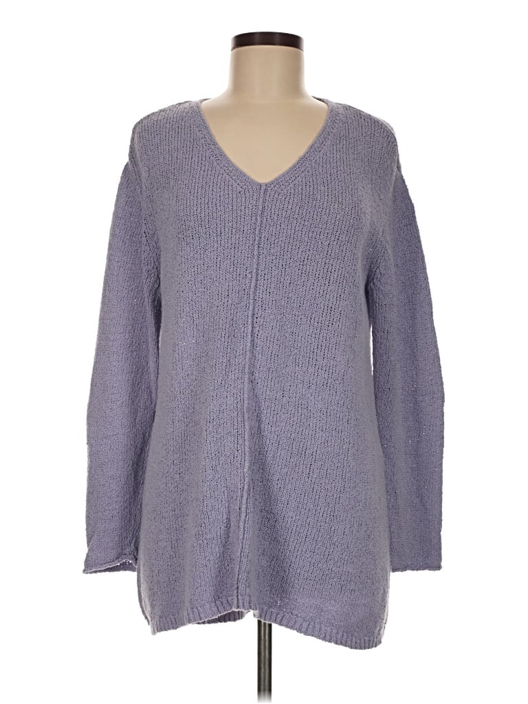 Pre-owned Purejill Pullover Sweater In Purple