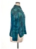 Chico's 100% Silk Teal 3/4 Sleeve Silk Top Size XL - photo 4