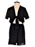 Unbranded 100% Polyester Solid Black Romper Size XS - photo 1