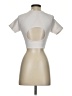 Unbranded Ivory White Short Sleeve Turtleneck Size S - photo 2