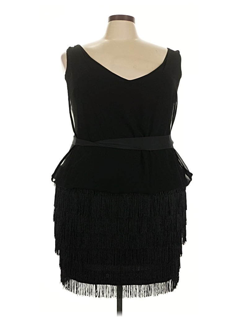 Pre-owned City Chic Cocktail Dress In Black
