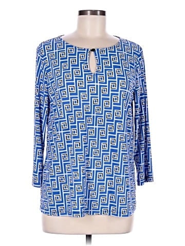 Black Label by Evan Picone 3/4 Sleeve Blouse (view 1)
