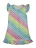 Unbranded 100% Polyester Tie-dye Teal Pink Dress Size 7 - photo 1