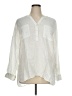Talbots 100% Linen Ivory Long Sleeve Blouse Size XL - photo 1