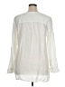 Talbots 100% Linen Ivory Long Sleeve Blouse Size XL - photo 2