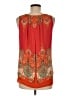 Rose + Olive 100% Polyester Orange Sleeveless Blouse Size M - photo 2