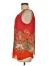 Rose + Olive 100% Polyester Orange Sleeveless Blouse Size M - photo 5