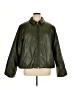 Fabletics 100% Polyurethane Solid Green Jacket Size 1X - photo 1