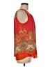 Rose + Olive 100% Polyester Orange Sleeveless Blouse Size M - photo 4