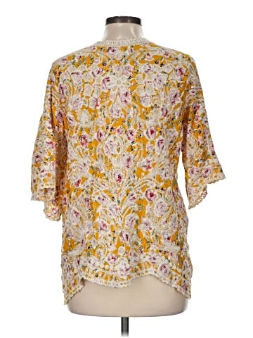 Solitaire 3/4 Sleeve Blouse (view 2)