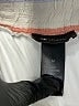 AB Studio 100% Polyester Stripes Gray Casual Pants Size M - photo 4