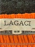 Lagaci Stripes Orange Casual Skirt Size M - photo 4