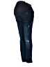Old Navy - Maternity Solid Blue Jeans Size 8 - photo 1