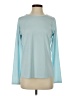 Real Essentials Teal Long Sleeve Top Size S - photo 1