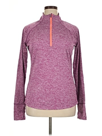 Tangerine Long Sleeve Top (view 1)