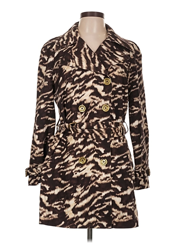 Pre-owned Michael Michael Kors Coat In Brown