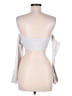 Princess Polly Silver Long Sleeve Blouse Size 2 - photo 2