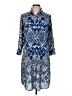 CAbi 100% Polyester Blue Casual Dress Size M - photo 1