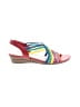 Impo Color Block Pink Wedges Size 7 1/2 - photo 1