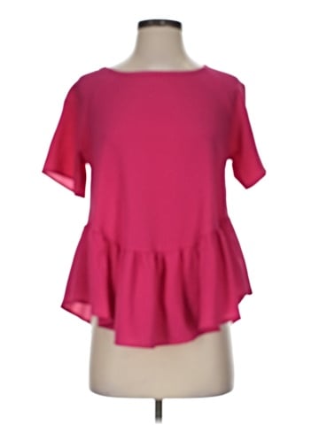 Red Lolly Short Sleeve Blouse (view 1)