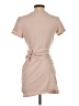 Merokeety Solid Tan Cocktail Dress Size S - photo 2