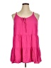 Torrid Pink Sleeveless Blouse Size 1X Plus (1) - photo 1