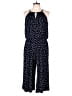 London Times Polka Dots Blue Jumpsuit Size 12 - photo 1